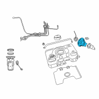 OEM 2005 Dodge Viper Housing-Fuel Filler Diagram - 4865906AB