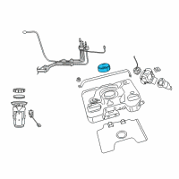 OEM 2004 Dodge Viper Shield-Fuel Tank Diagram - 5290164AA