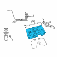 OEM 2003 Dodge Viper Fuel Tank Diagram - 5290097AG