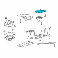 OEM Dodge Durango Bracket-Transmission Mount Diagram - 4578844AA