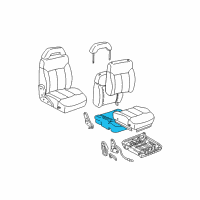 OEM GMC Sonoma Pad Asm-Front Seat Cushion Diagram - 15688164