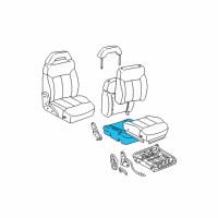 OEM 1994 Chevrolet S10 Pad Asm-Front Seat Cushion Diagram - 15688164