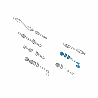 OEM 2006 Kia Sedona Boot Set-Out Joint Diagram - 495944D001