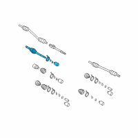 OEM 2008 Hyundai Entourage Joint Set-Outer, RH Diagram - 49591-4D000