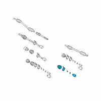 OEM Kia Sedona Boot Set-In Joint Diagram - 495954D000