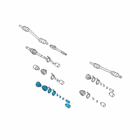 OEM 2014 Kia Sedona Boot Set Diagram - 495934D700