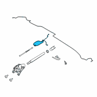 OEM 2022 Lincoln Corsair HOSE - WINDSHIELD WASHER Diagram - LJ7Z-17A605-F