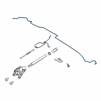 OEM Lincoln Corsair HOSE - WINDSHIELD WASHER Diagram - LJ7Z-17A605-A