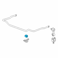 OEM 1998 BMW 328i Stabilizer Rubber Mounting Diagram - 31-35-1-090-263