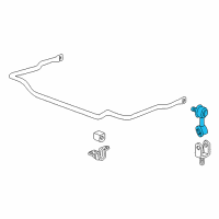 OEM BMW 325is Stabilizer Link Diagram - 31-35-1-091-764