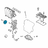 OEM 2020 Kia Forte PULLEY-DAMPER Diagram - 231242E003