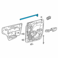 OEM 2021 Dodge Challenger W/STRIP-Front Door Belt Inner Diagram - 5056274AC