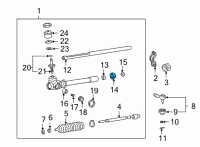 OEM 2001 Hyundai Accent Rubber-Cushion Diagram - 56522-25000