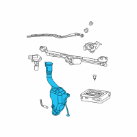 OEM 2007 Chrysler 300 Reservoir-Windshield Washer Diagram - 4805737AA