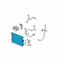 OEM Chevrolet Equinox Condenser Asm-A/C Diagram - 15232871