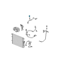 OEM Chevrolet Equinox Cap-A/C Refrigerant Service Valve Diagram - 22670748