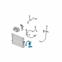 OEM Chevrolet Equinox Drier Diagram - 19129995