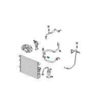 OEM 2008 Chevrolet Equinox Valve-A/C Compressor Pressure Relief Diagram - 15781535