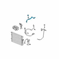 OEM 2006 Saturn Vue Evaporator Hose Diagram - 19303636