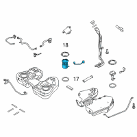 OEM Ford Explorer Fuel Pump Diagram - DA8Z-9H307-H