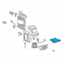 OEM 2006 Scion xB Filter Case Diagram - 88548-52010