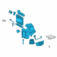 OEM Toyota Echo Evaporator Assembly Diagram - 87030-52091