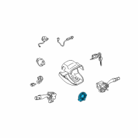 OEM Toyota Camry Steering Sensor Assembly Diagram - 89245-08011