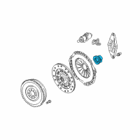 OEM 2009 BMW M6 Clutch Release Bearing Diagram - 21-51-7-848-830