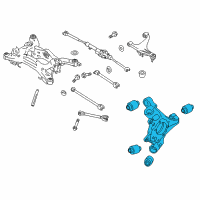 OEM Infiniti M56 Housing-Rear Axle RH Diagram - 43018-1MT0C