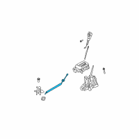OEM Mercury Cable Diagram - 9L8Z-7E395-A