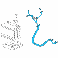 OEM Saturn Relay Negative Cable Diagram - 88987139