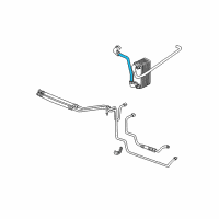 OEM Dodge Ram 3500 Tube-Torque Converter Cooler Diagram - 68004319AA