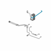 OEM 2003 Dodge Ram 2500 Tube-Oil Cooler Diagram - 5093119AB