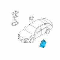 OEM 2009 Kia Optima Unit Assembly-Bcm & Receiver Diagram - 954002GF21