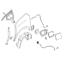 OEM 2015 BMW i3 Actuator Drive, Charging Socket Cover Diagram - 67-11-7-309-680