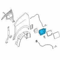 OEM 2014 BMW i3 Cover Pot, Charging Socket Cover Diagram - 51-17-7-335-767