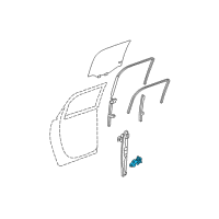 OEM 2017 Chevrolet Traverse Window Motor Diagram - 22873065