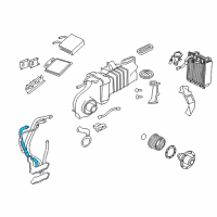 OEM 2006 Mercury Mountaineer Tube Assembly Diagram - 6L2Z-19867-AA