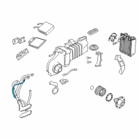 OEM 2009 Ford Explorer AC Hose Diagram - 6L2Z-19835-FA