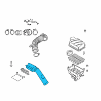 OEM Kia Forte Duct Assembly-Air Diagram - 28210G3800