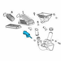 OEM Acura RL Duct, Inlet Diagram - 17249-RJA-A00