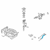 OEM 2009 Hyundai Elantra Hose-Fuel Filler Neck Diagram - 31036-2H500