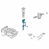 OEM 2009 Hyundai Elantra Complete-Fuel Pump Diagram - 31110-2H000