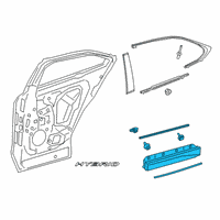 OEM 2020 Lexus UX200 MOULDING Sub-Assembly, R Diagram - 75076-76010