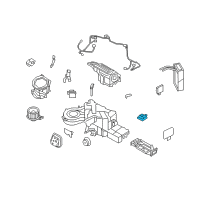 OEM 2010 Lincoln Navigator Mode Motor Diagram - 7L1Z-19E616-C