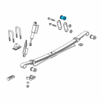 OEM 2015 Chevrolet Colorado Leaf Spring Rear Bushing Diagram - 94772418