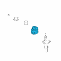 OEM 2006 Ford Freestyle Coil Spring Diagram - 5F9Z-5310-A