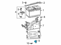 OEM Chevrolet Silverado 2500 HD Support Diagram - 84529830