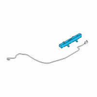 OEM 2017 Infiniti Q70 Lamp Assembly-Stop Diagram - 26590-1MA0A