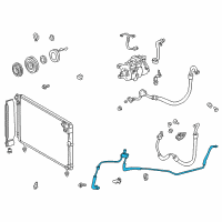 OEM Lexus Tube Sub-Assy, Liquid, A Diagram - 88706-53050